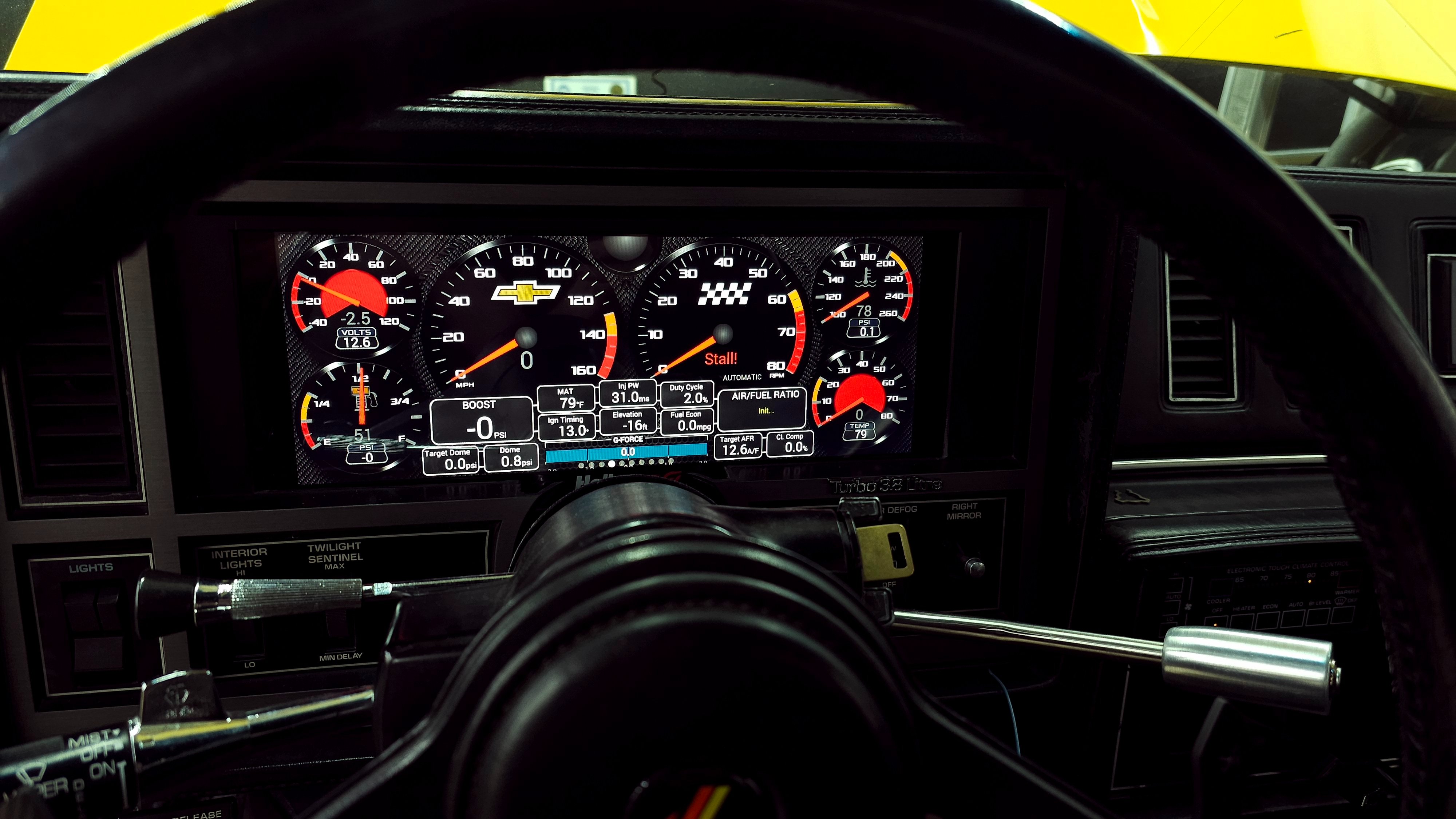 Holley Pro Dash Turbo Buick Forum Buick Grand National T Type